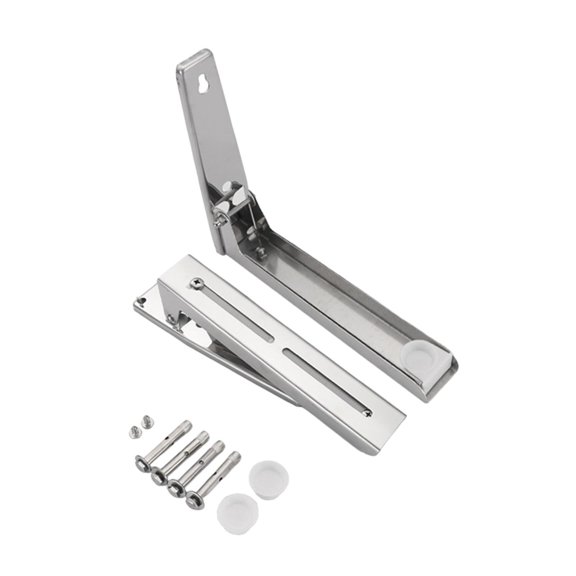 Fiocias Microwave Mount Bracket Accessories Carbon Steel Extendable Assembly Retractable Silver
