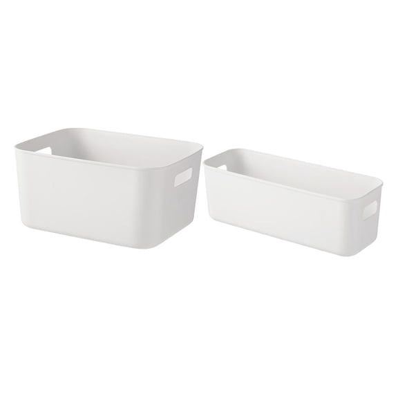 Fiocias Multi Size Home Storage Box Underwear Basket Divers Home Organizer 2pcs S + L 2pcs S+L