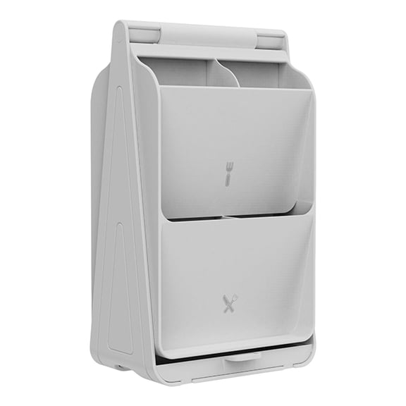 Fiocias Multifunctional Cookware Holder Kitchen Gadgets Large Capacity Organizer Storage White