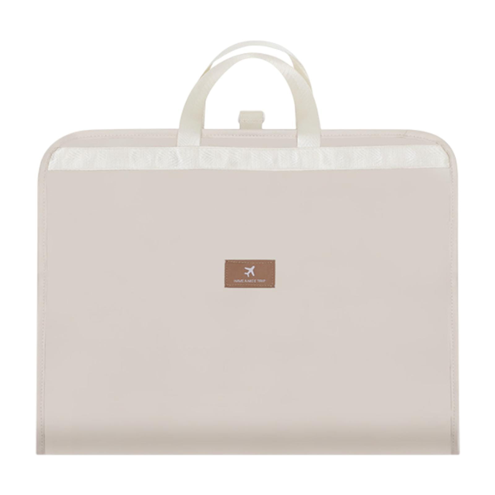 Fiocias Packing Cube Clothes Underwear Storage Bag Luggage Organizer Carry on Waterproof Beige