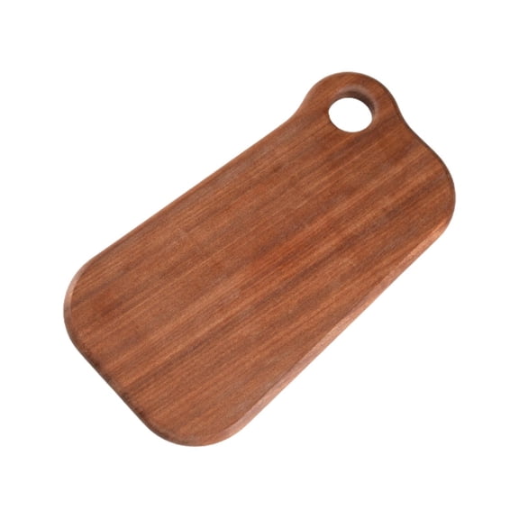 Fiocias Portable Wood Board for Cheese, Food Serving Tray, Chopping Block for Fruits And Ebony L