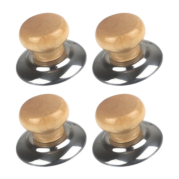 Fiocias Pot Lid Cover Knob Handle 4 Pieces Holding Knob Screw Handle Cooker Pot Caps Lid