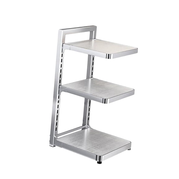 Fiocias Pot Pan Rack Kitchen Organizer Space Saving Stainless Pot Rack for Under Cabinet 3 Tier