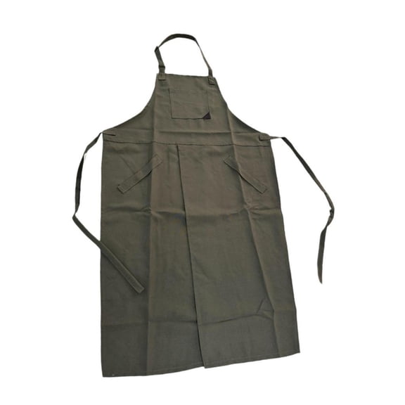 Fiocias Pottery Split Leg Apron Hanging Neck Lightweight Fashion for Mens and Womens for green