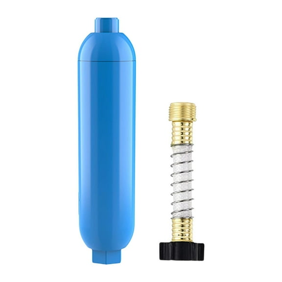 Fiocias RV Filter for Water Hose Flexible Hose Protector Removes Odor RV Water Purifier