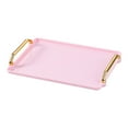 thumbnail image 1 of Fiocias Rectangle Serving Tray Tea Cup Water Kettle Holder Luxury Multifunctional Vanity, 1 of 9