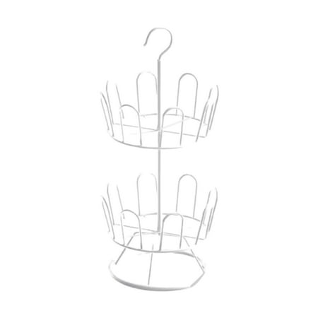 Fiocias Revolving Shoe Rack Circular Elegant Premium Practical Hanging Multipurpose Shoe 2 tier