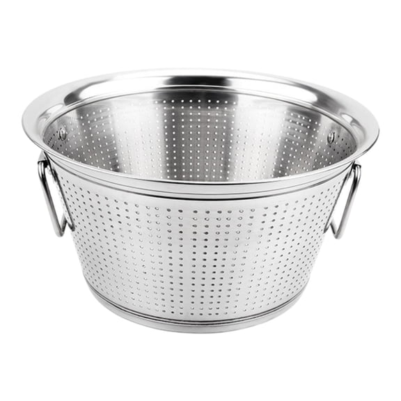 Fiocias Rice Sieve Filter Bucket Lightweight Rust Resistant Solid Vegatable Basins Water Large