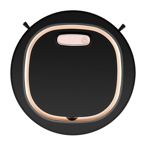 Fiocias Robot Vacuum Cleaner Floor Sweeper Auto Cleaning Mop Rechargeable Black