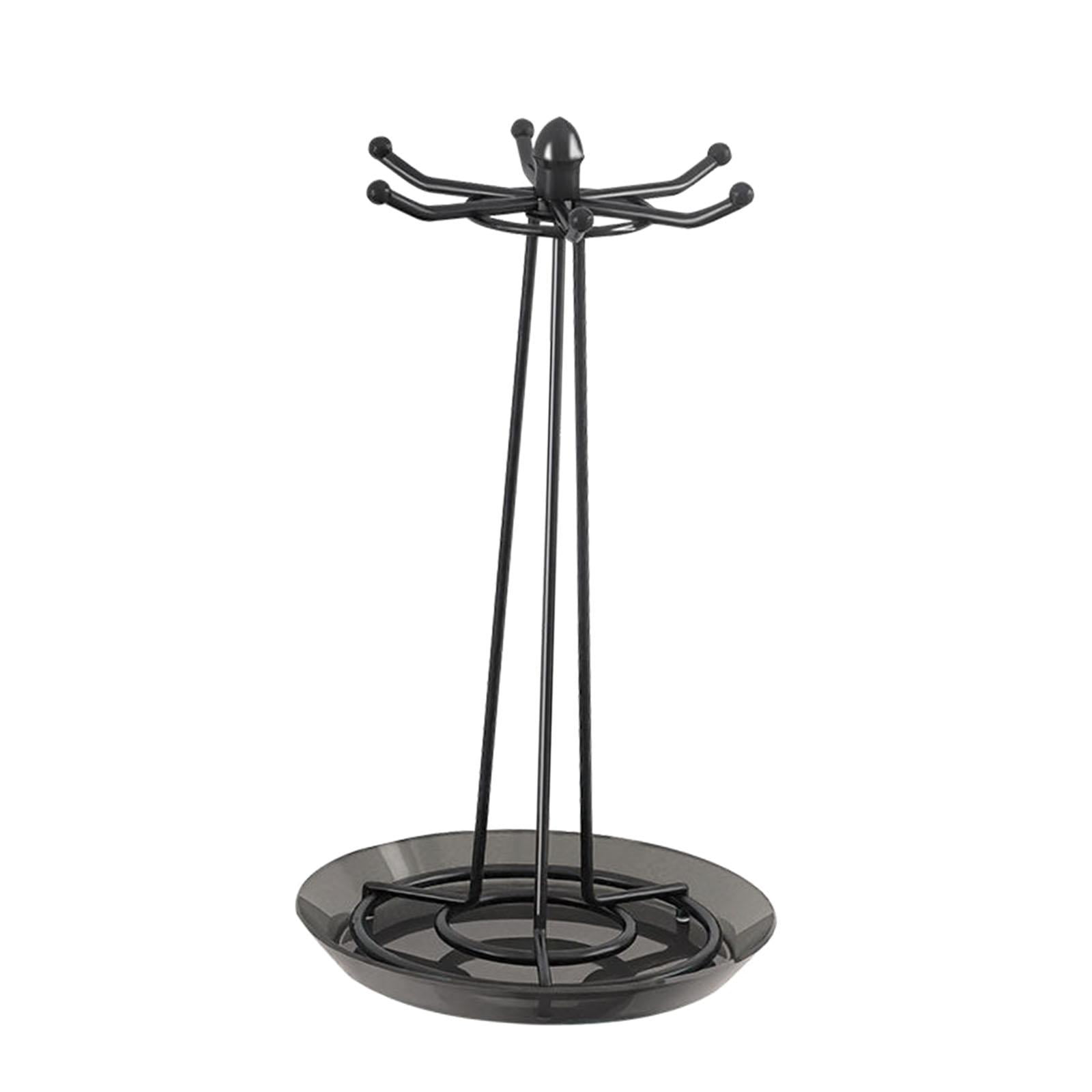 Fiocias Rotating Utensil Stand, Cooking Utensil Holder, Kitchen Utensil Holder, Spatula, Black