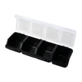thumbnail image 1 of Fiocias Screw Organizer Storage Bin Hardware Storage Box Carry Divided Storage Container Black, 1 of 9