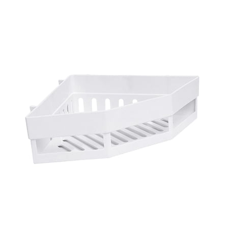 Fiocias Shower Shelf Bathroom Organizer Wall Mounted White