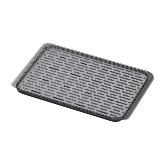 Fiocias Tea Table Box with Drain Tray Drainage Type Plate Tea Ceremony Simple Kungfu Tea grey