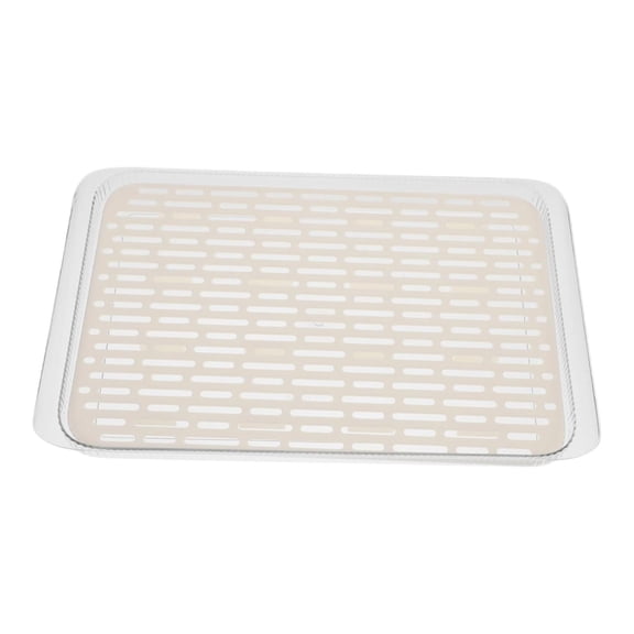 Fiocias Tea Table Box with Drain Tray Drainage Type Plate Tea Ceremony Simple Kungfu Tea white
