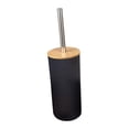 thumbnail image 1 of Fiocias Toilet Brush and Holder Bathroom Gadgets Deep Cleaning Cleaning Supplies Compact Black, 1 of 9