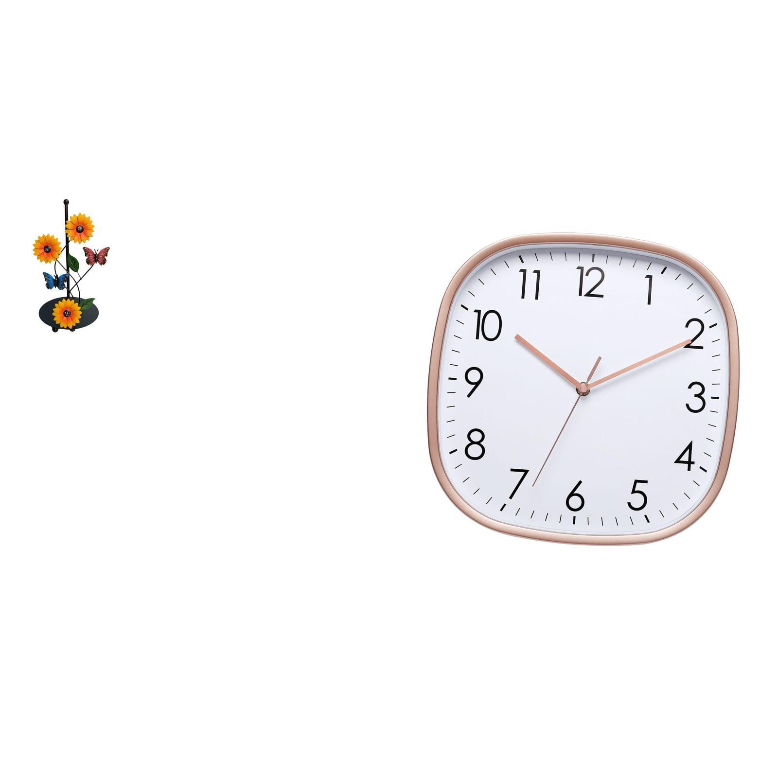 Fiocias Toilet Paper Holder Paper Towel Holder Countertop Kitchen Roll Holders Standing Paper Towel Iron PP Material Practical Holder Quiet Digital Wall Clock