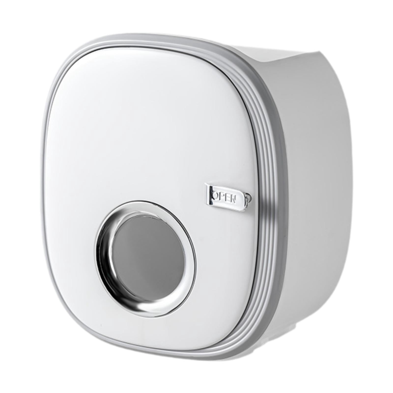 Fiocias Toilet Tissue Paper Holder Wall Mount Waterproof Large Modern Double Layer Phone A