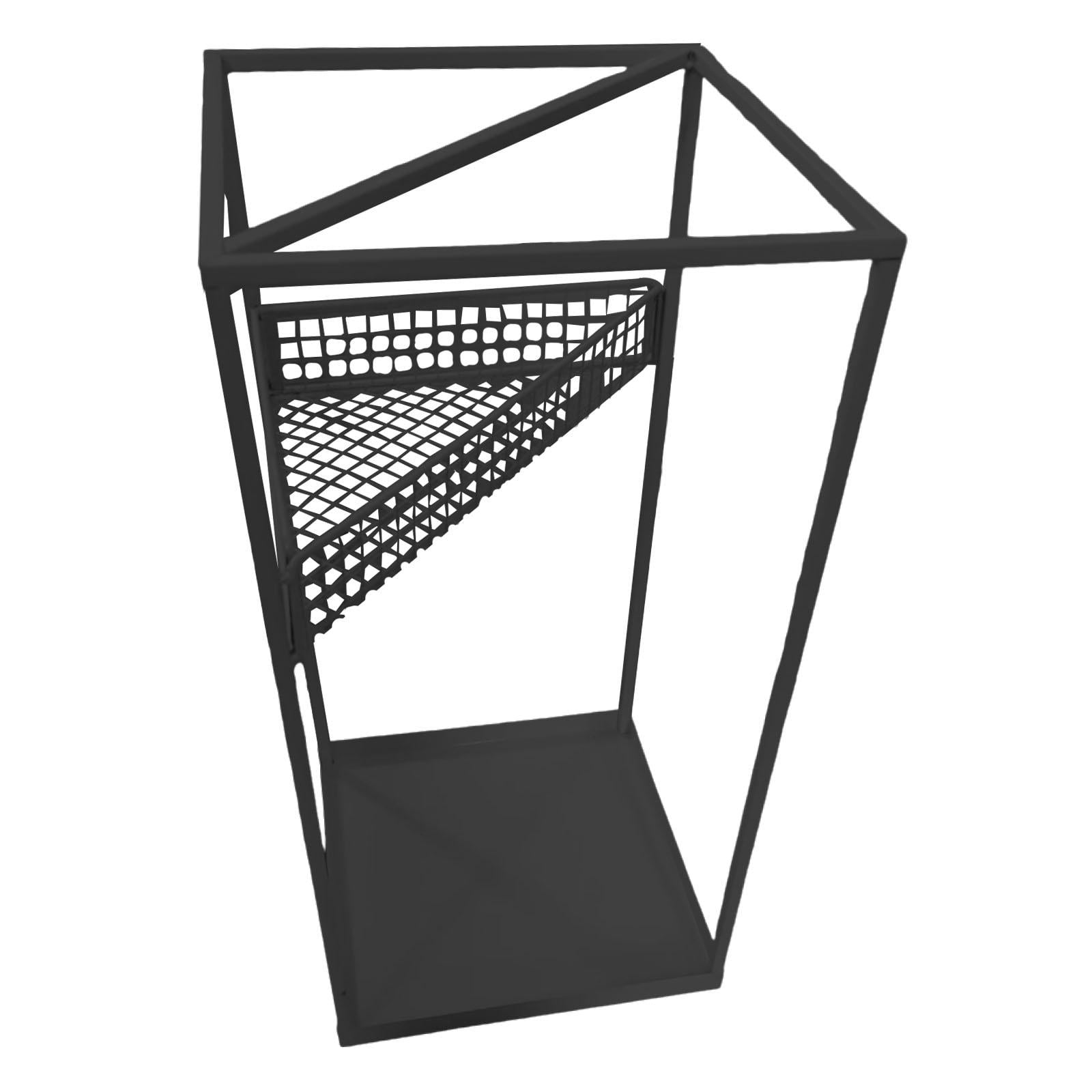 Fiocias Umbrella Stand Barrel Large Capacity Modern Organizer Decor Umbrella Holder Rack Black