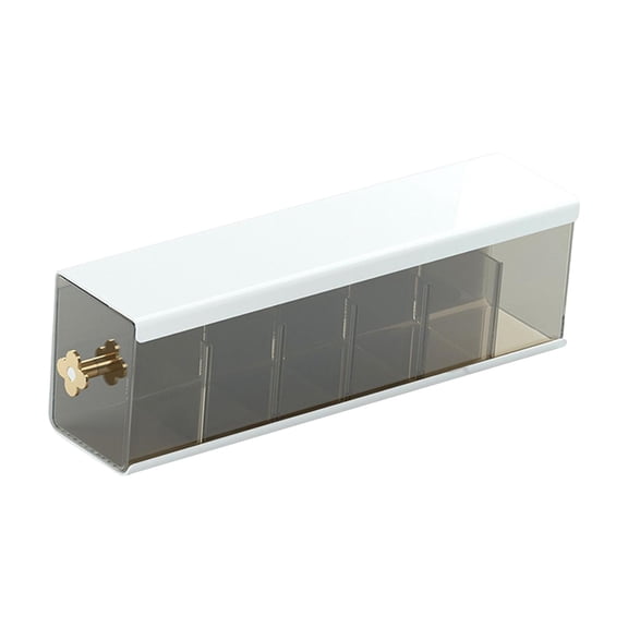 Fiocias Underwear Storage Box Scarf Storage Box Bin Drawer Organizer Divider Boxes Ties White