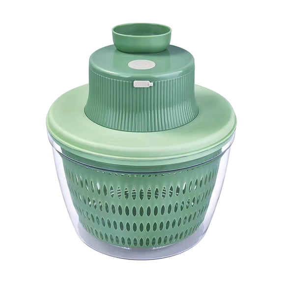 Fiocias Vegetable Washer Dryer Multifunctional Food Strainers Salad Making Tool Electric