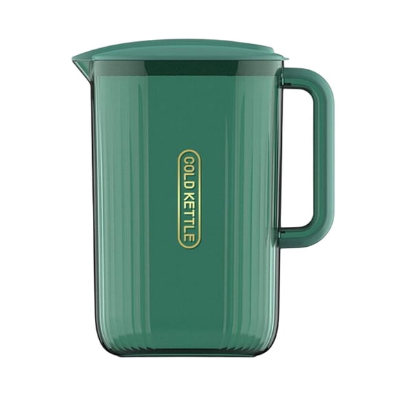 Fiocias Water Pitcher, Juice Water Jug, Lemonade Kettle, Heat Resistant Iced Tea Pitcher for Refrigerator Home Fridge Party Cold Water Juice Jar 2.2L , Green