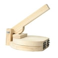 thumbnail image 1 of Fiocias Wooden Tortilla Paste Press Manual Dumpling Presser Pizza Maker Baking Round, 1 of 9