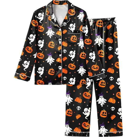 Fiodrimy Boys Pajamas Big Boys Long Sleeves and Pants Pajamas 2-Piece Boy Pjs Set Kids Sleepwear Lounge Clothes Size 8-14