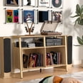 thumbnail image 1 of Fiogmub Record Player Table with Storage, Vinyl Record Storage Cabinet, Table for Turntables, 1 of 8