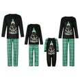 thumbnail image 1 of Fiomva Christmas Family Pajamas Set Reindeer Pattern Tops And Pants, 1 of 10