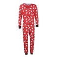 thumbnail image 1 of Fiomva Christmas Family Pajamas Set Reindeer Pattern Tops And Pants, 1 of 9