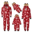 thumbnail image 1 of Fiomva Christmas Matching Family Pajamas Set Cartoon Dinosaur Print Pjs Homewear Sleepwear Jammies for Adults and Kids, 1 of 4