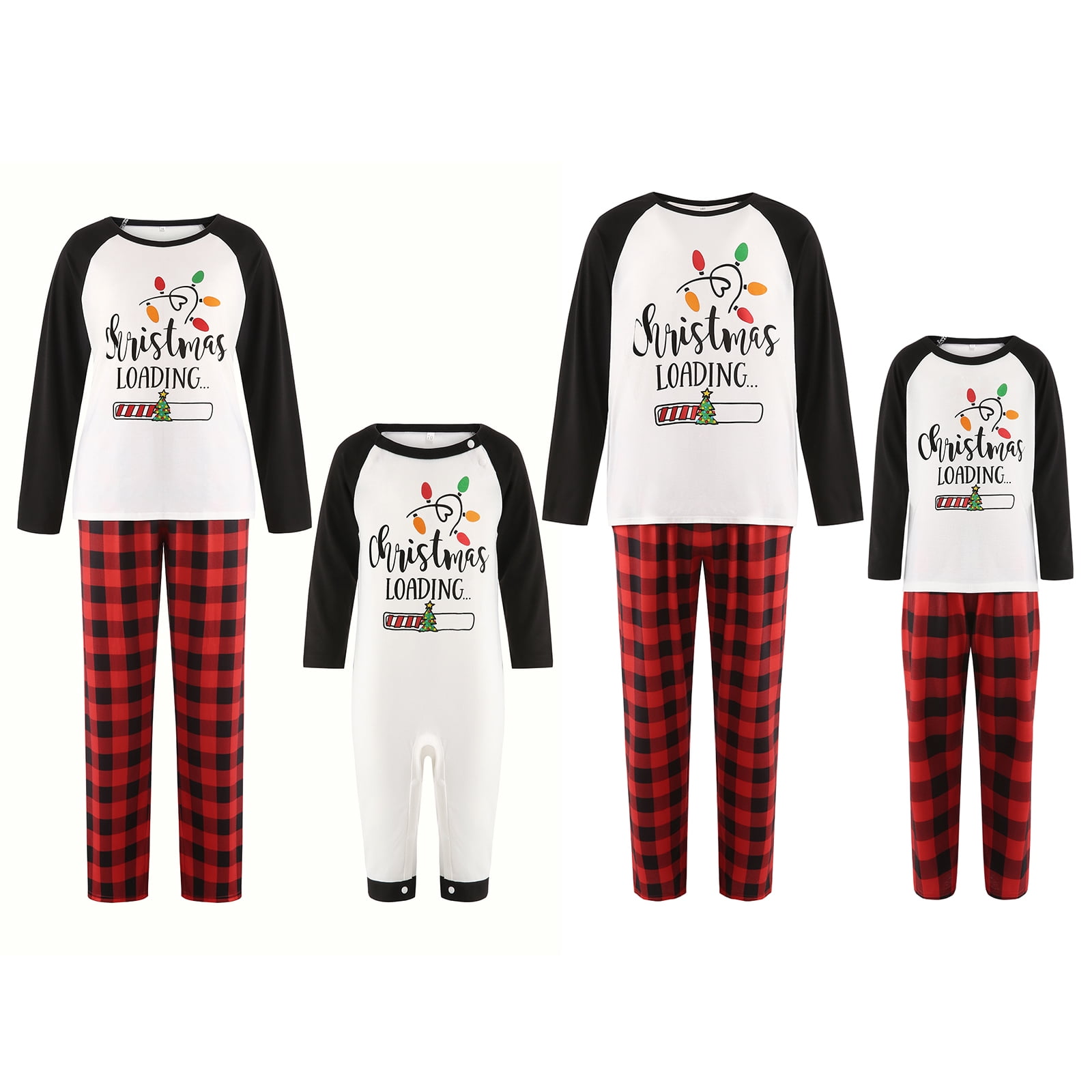Fiomva Christmas Pajamas For Family 2023 Holiday Family Christmas Pjs ...