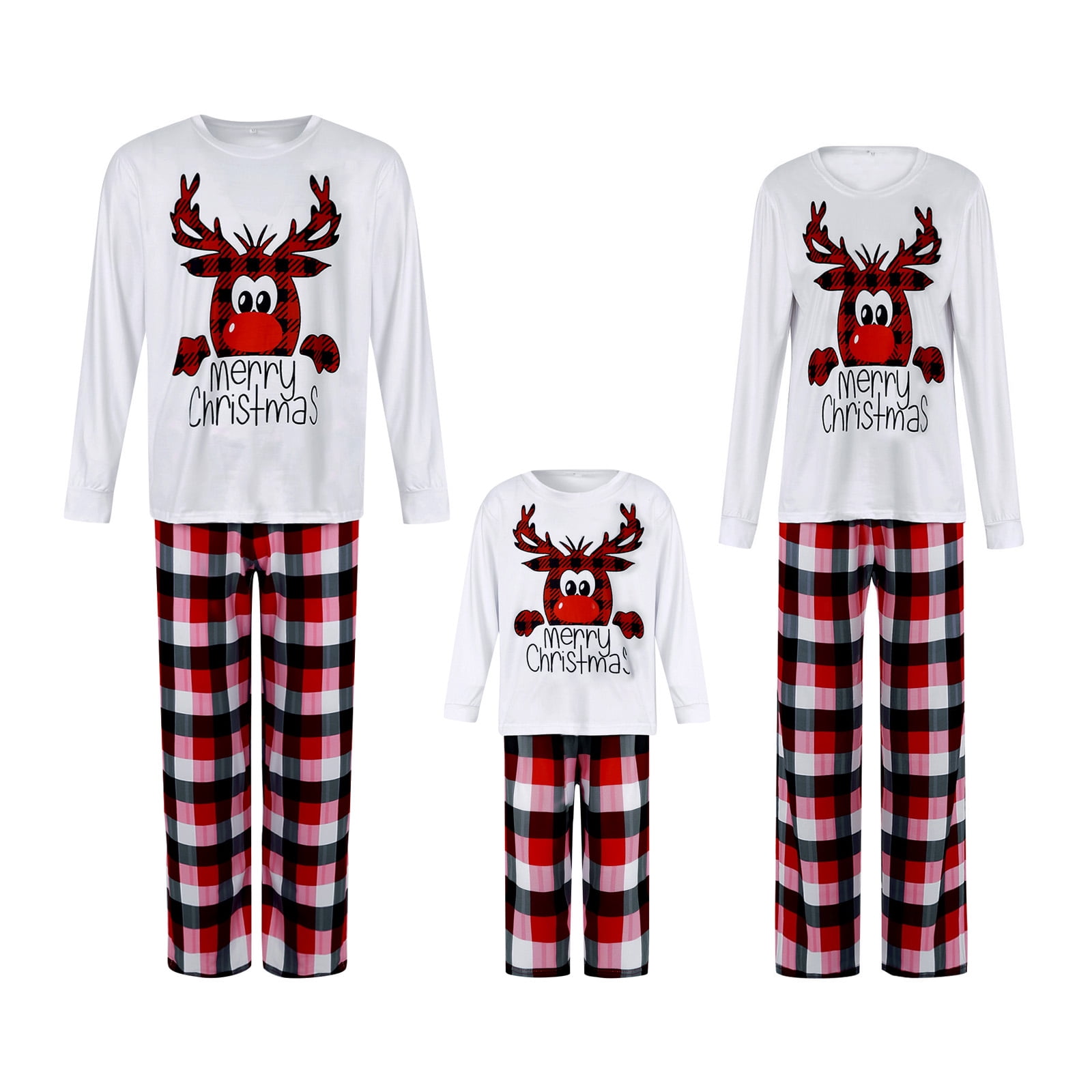 Fiomva Christmas Pajamas for Family Christmas Pjs Matching Sets ...