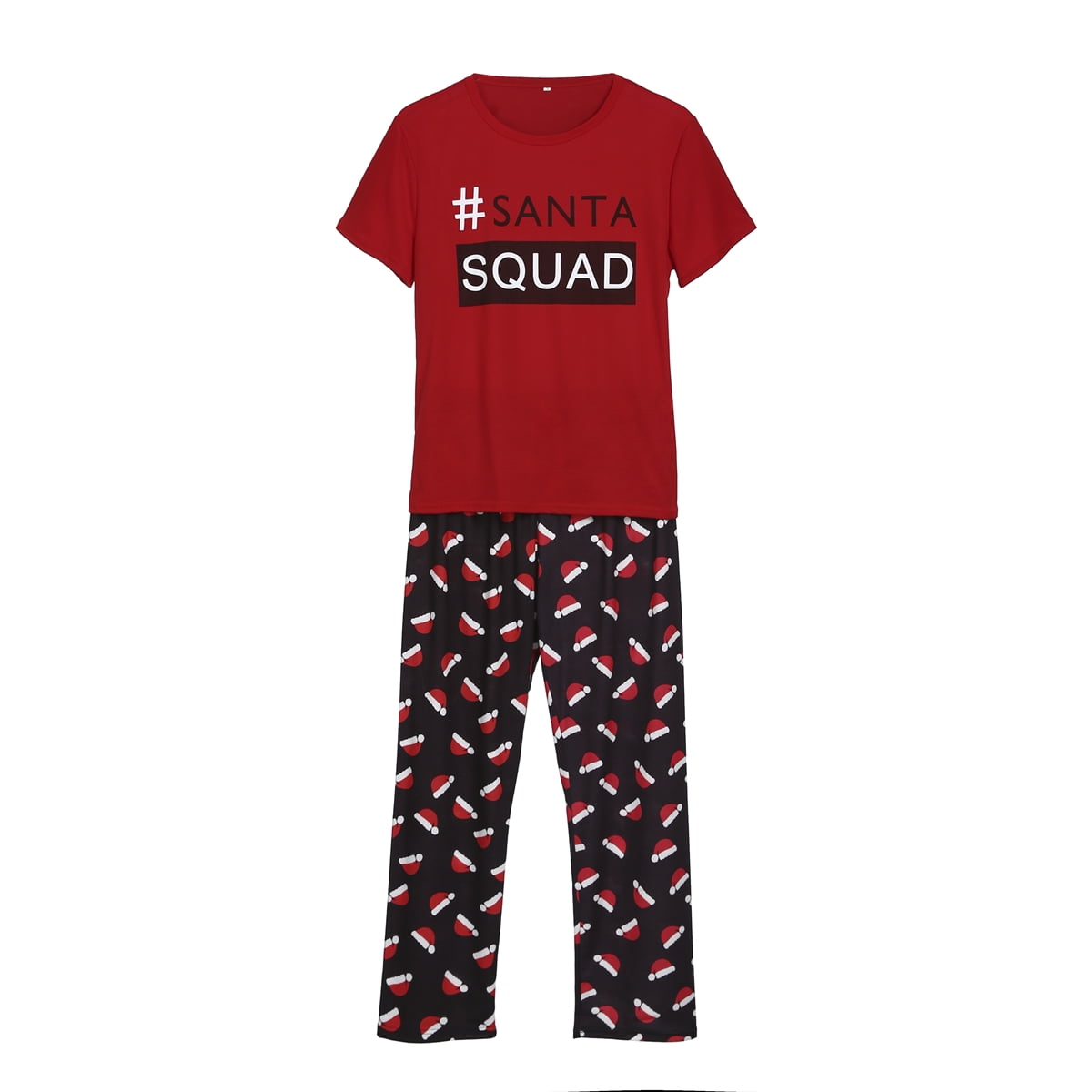 Fiomva Christmas Pajamas for Family Pjs Matching Set Long Sleeve T ...