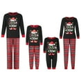 thumbnail image 1 of Fiomva Christmas Santa Hat Pattern Family Matching Pajamas,2-piece,Unisex,Sizes Baby-Kids-Adult, 1 of 9