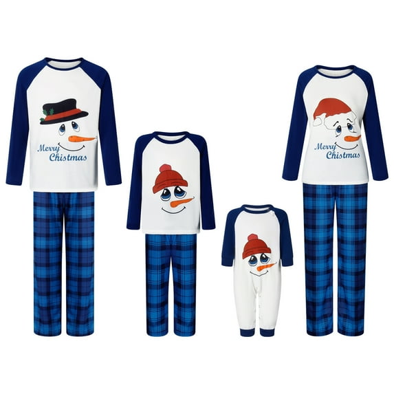 Fiomva Family Christmas Pajamas Christmas Pjs for Family Matching Set Pajamas Xmas Jammies Sleepwear Nightwear Loungewear