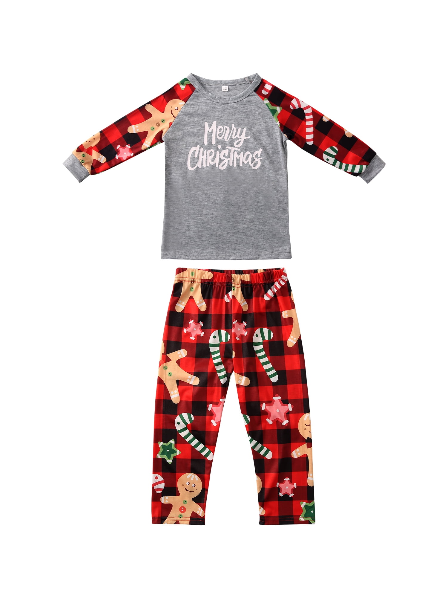 Fiomva Family Christmas Pjs Matching Sets 2023 Plaid Holiday Sleepwear ...