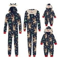 thumbnail image 1 of Fiomva Family Matching Christmas Pajamas Set Cotton Xmas Deer Holiday Pajamas Sleepwear Dad Mom Kids PJs, 1 of 10