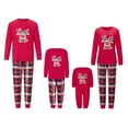 thumbnail image 1 of Fiomva Family Matching Christmas Pajamas Set Cotton Xmas Deer Holiday Pajamas Sleepwear Dad Mom Kids PJs, 1 of 9