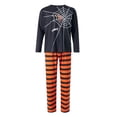 thumbnail image 1 of Fiomva Family Matching Halloween Pajamas Set, Funny Printed PJs Holiday Lounge Wear Sleepwear for Couples Men Women, 1 of 9