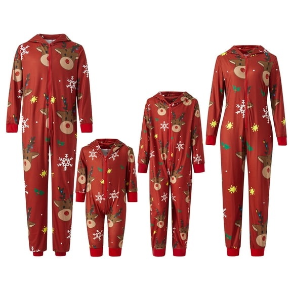 Fiomva Family Matching Pajama Sets Cute Christmas Tree Sleepwear Snowman Holiday PJS for Couples and Kids