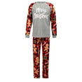 thumbnail image 1 of Fiomva Family Matching Pajamas Christmas Pjs Holiday Nightwear Sleepwear Sets Long Sleeve Pjs Santa Claus Xmas Pjs Set, 1 of 7