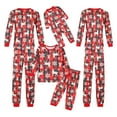 thumbnail image 1 of Fiomva Family Matching Pajamas Christmas Sleepwear Long Sleeve Sleep Shirt with Plaid Pants Soft Loungewear Pjs Set S-XXL, 1 of 10
