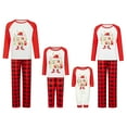 thumbnail image 1 of Fiomva Family Matching Pajamas Christmas Sleepwear Long Sleeve Sleep Shirt with Plaid Pants Soft Loungewear Pjs Set S-XXL, 1 of 9