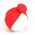 thumbnail image 1 of Fiomva Kinder Baby Mädchen Turban Bogen Knoten Kopf wickeln Bunny Rabbit Hat Cotton Cap, 1 of 2