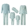 thumbnail image 1 of Fiomva Matching Family Christmas Pajamas Holiday Sleepwear Set Long Sleeve Pullover and Printed Pants S-XXL, 1 of 10