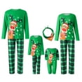 thumbnail image 1 of Fiomva Matching Family Christmas Pajamas Set Hoodie Pajamas Reindeer Jumpsuit Romper Holiday Pjs One Piece Hooded Sleepwear, 1 of 10
