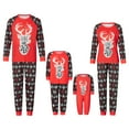 thumbnail image 1 of Fiomva Matching Family Christmas Pajamas Sets Holiday PJ's with ELF Printing Loungewear Sleepwear, 1 of 10