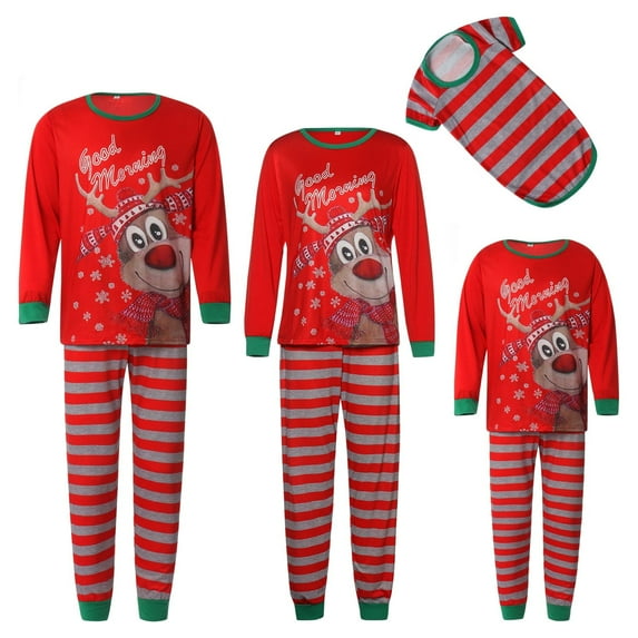 Fiomva Matching Family Pajamas, Elf Christmas Pajamas for Family, Festive Pj's for Adults, Kids, Babies, and Dogs
