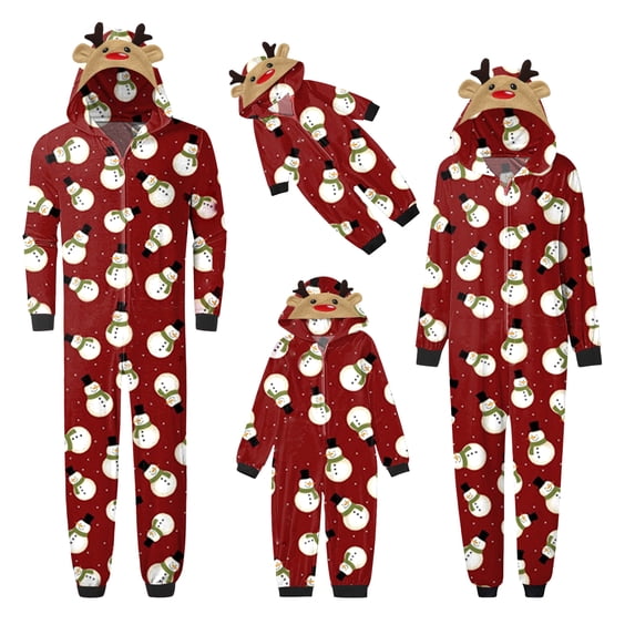 Fiomva Matching Family Pajamas Set Striped Christmas Pajamas Sleepwear Dad Mom PJs